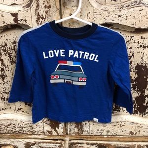 Gap 12-18M Love Patrol Valentines Shirt